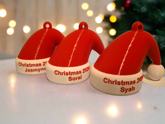 Mini Christmas Hat Ornaments