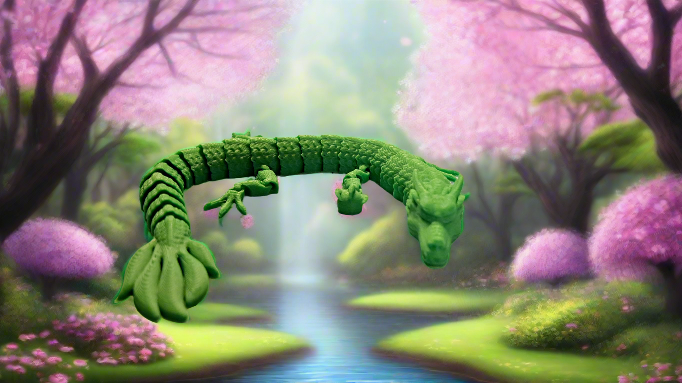 Articulated Japanese Dragon