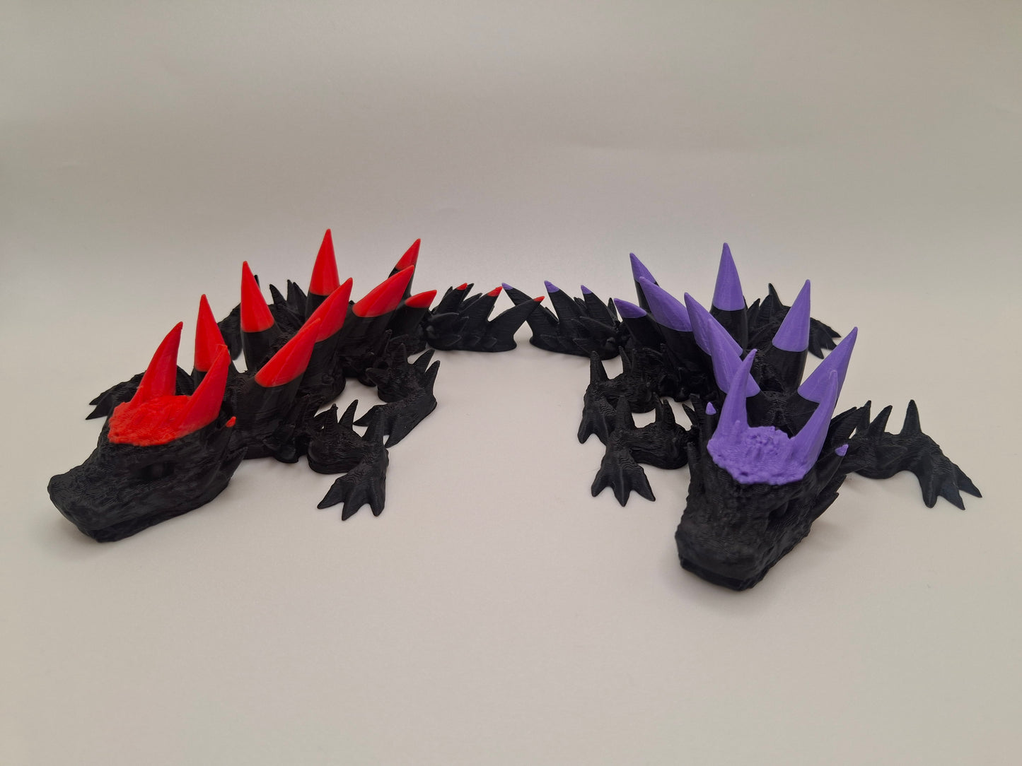 Articulated Two-Tone Spiked Dragon